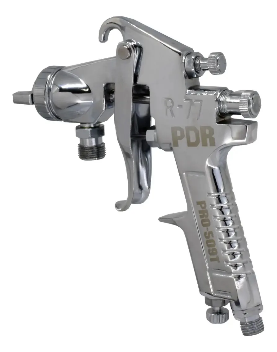 Pistola Pintura Sucção PDR PRO-509T Metal Cor Prateado
