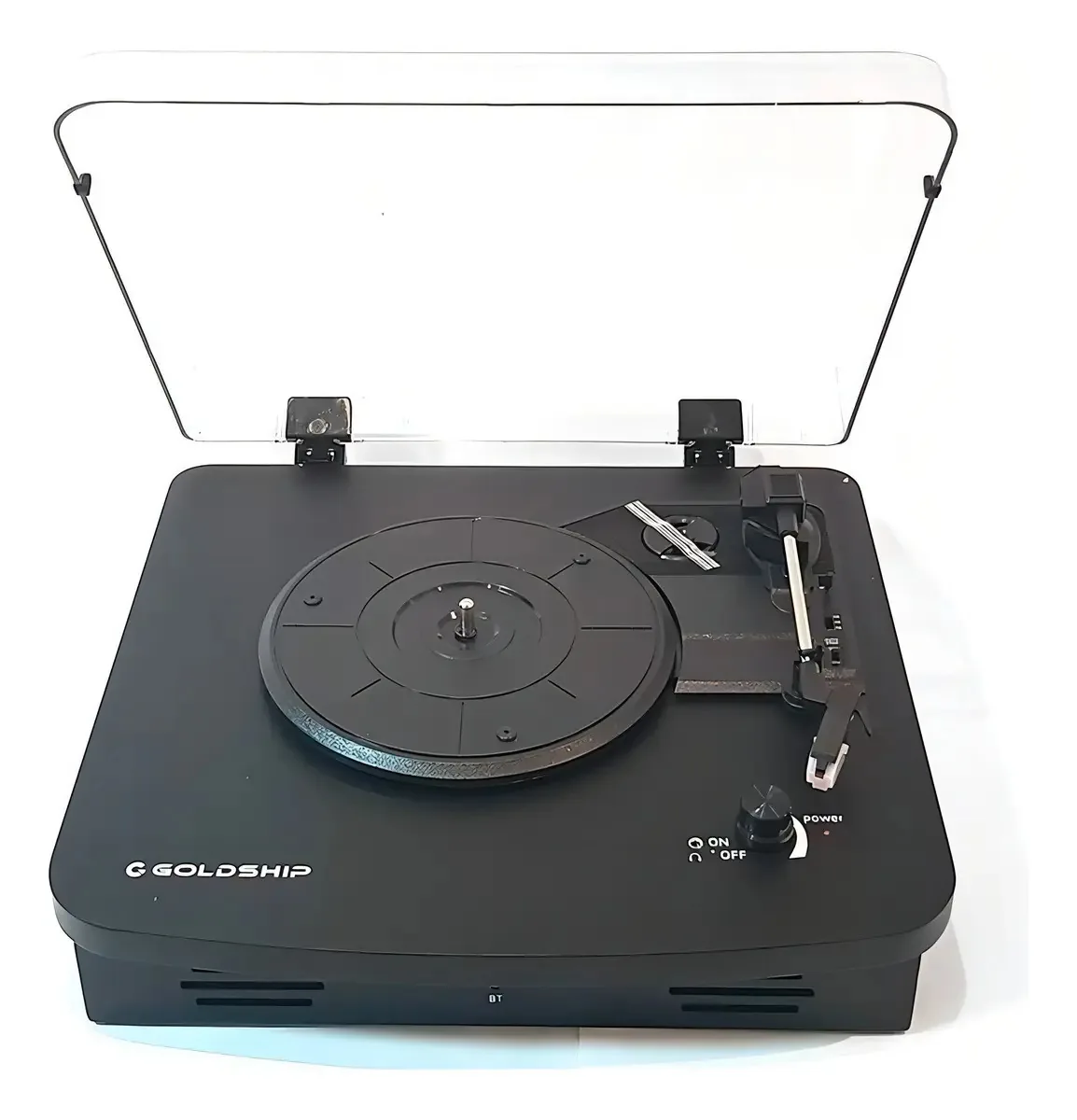 Toca-discos Goldship Vintage Nostalgic Jazz com Bluetooth e alto-falantes incluídos