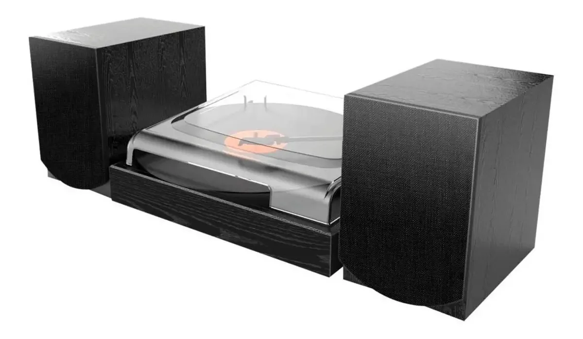 Toca-discos Goldship Vintage Nostalgic Classic com Bluetooth e alto-falantes incluídos