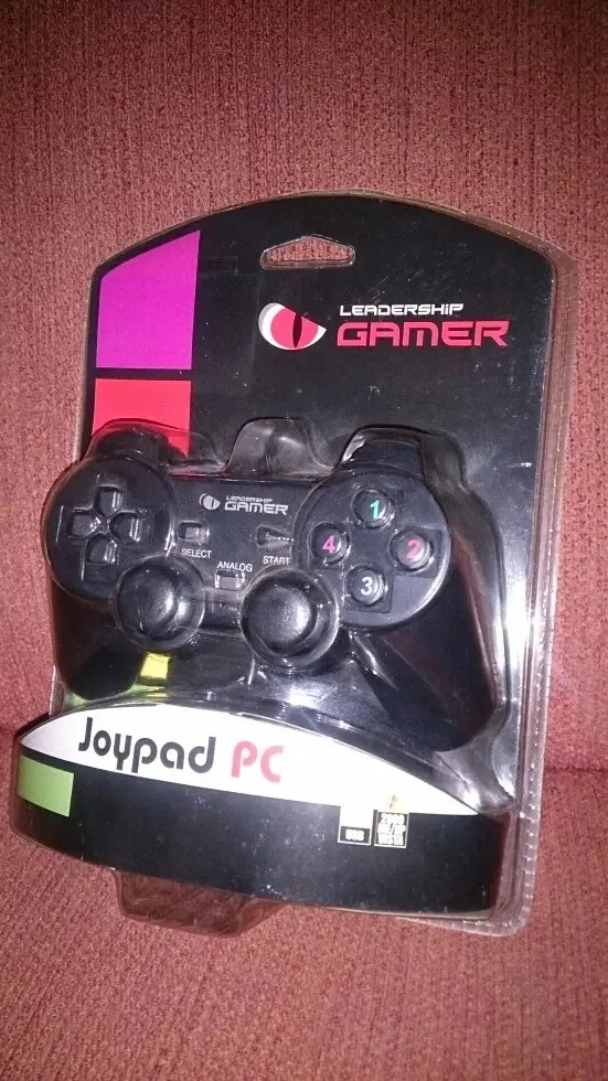 Controle Joypad Joystick Usb P/ Pc 10 Botões E 3 Direcionais Cor Preto Preto