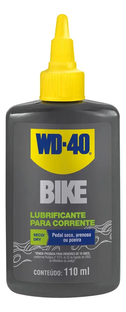 Wd40 Bike Dry Lubrificante Para Correntes Seco 110ml