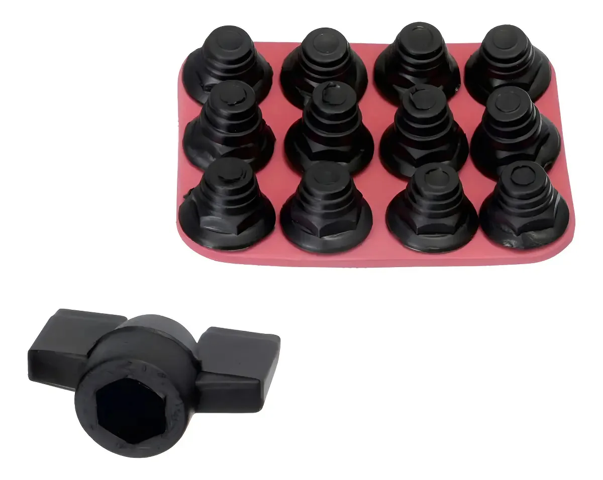 Jogo De Travas De Rosca P/ Chuteira Nylon 12 Unidades +