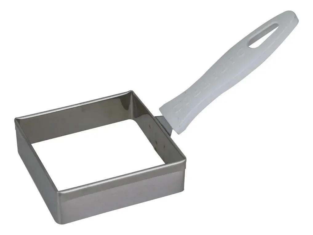 Modelador Para Fritar Ovo Quadrado Cor Branco