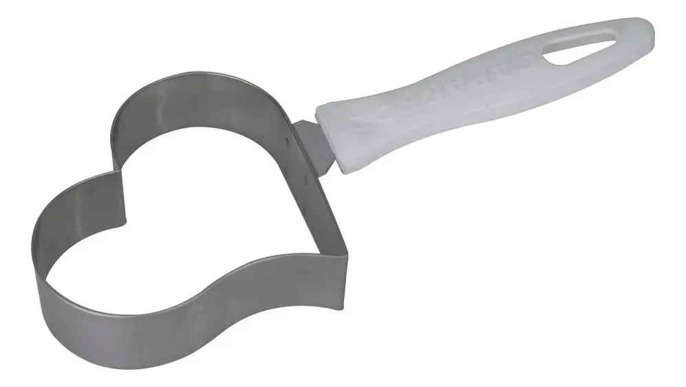 Modelador Para Fritar Ovo Coração - Lanches Cor Branco
