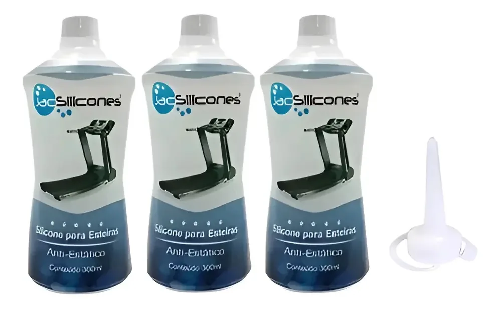 Silicone Lubrificante Esteiras 300ml Jac Kit 3und