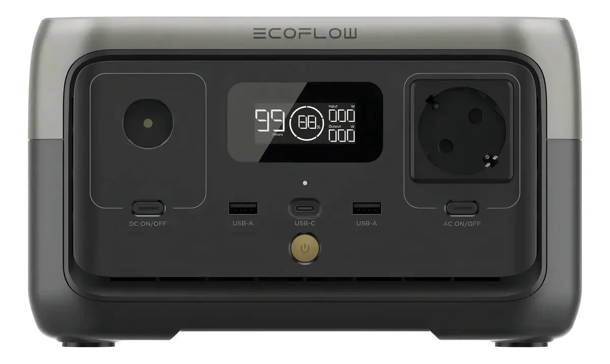 Estação De Energia Portátil Ecoflow River 2 - 600w / 256wh