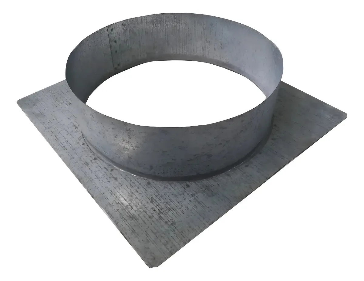 Adaptador P/ Duto 12 40x40 Galvanizado Chaminé E Dutos
