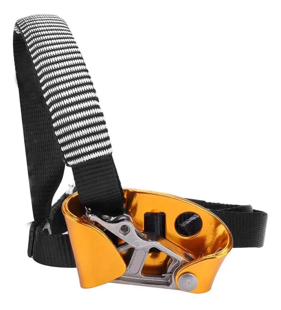 Elevador de pé Lazmin, elevador de pé direito/esquerdo para escalada Equipamento de alpinismo para alpinismo, escalada, resgate de incêndio (perna direita)