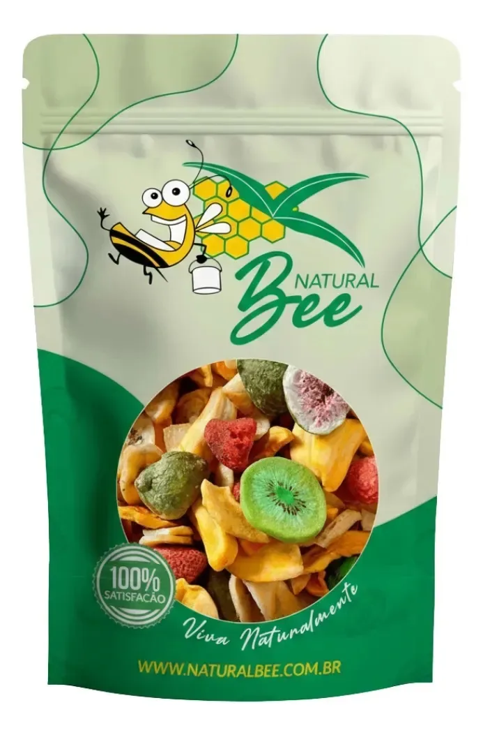 Chips De Frutas Tropicais Desidratadas Natural Bee 1kg