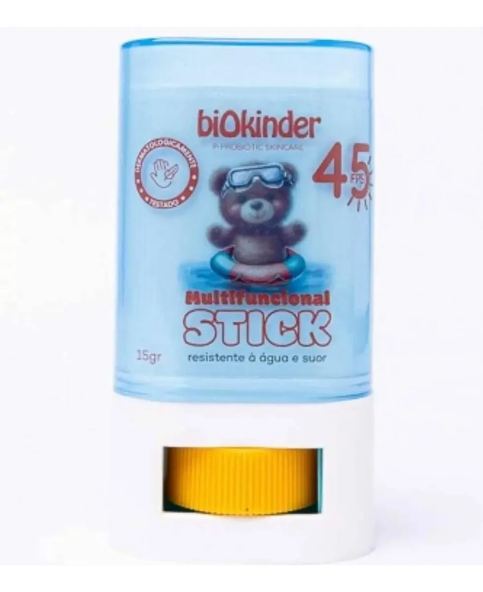 Protetor Solar Infantil Stick Bastão Mineral Fps45 Biokinder