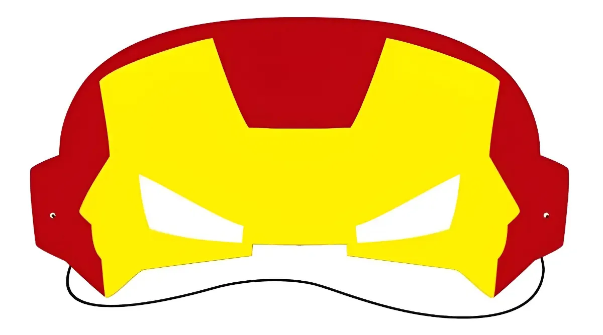 Mascara Vingadores Homem De Ferro Ref.331044