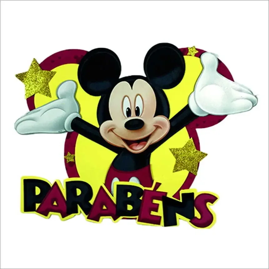 Painel Parabens Mickey