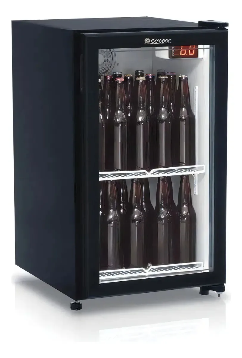 Cervejeira Porta De Vidro Com Led 120l Profissional Wt