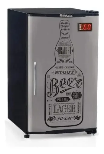 Cervejeira Porta Com Adesivo 120l Profissional Gelopar Wt