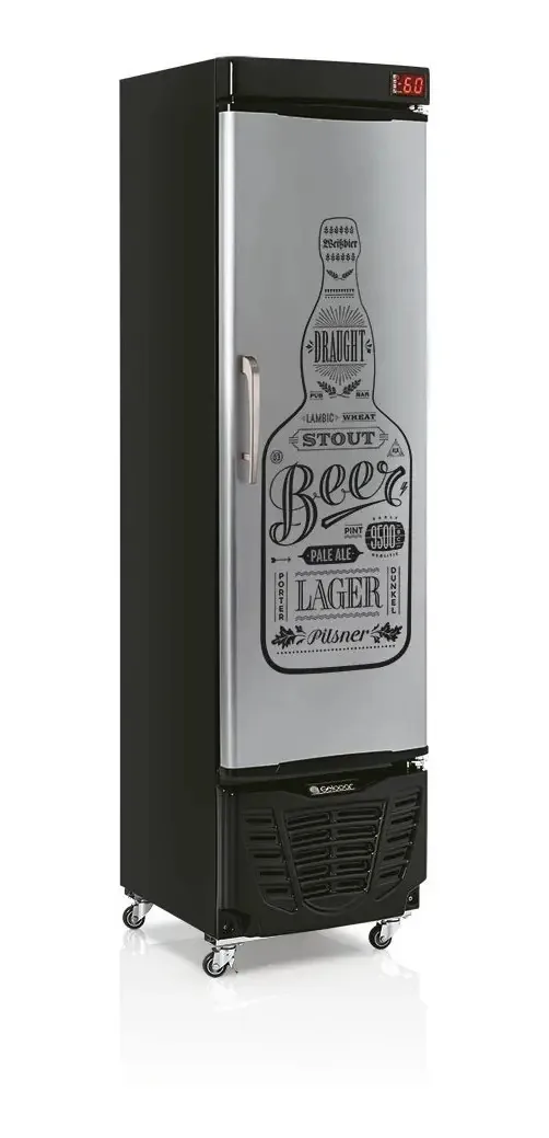 Cervejeira Grba-230e Gw Porta Cega Inox Gelopar