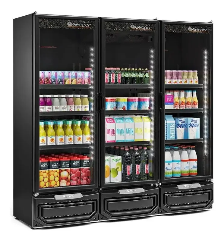 Geladeira Expositora Frios Laticínios Gelopar Gcvr-1450 Cor Preto