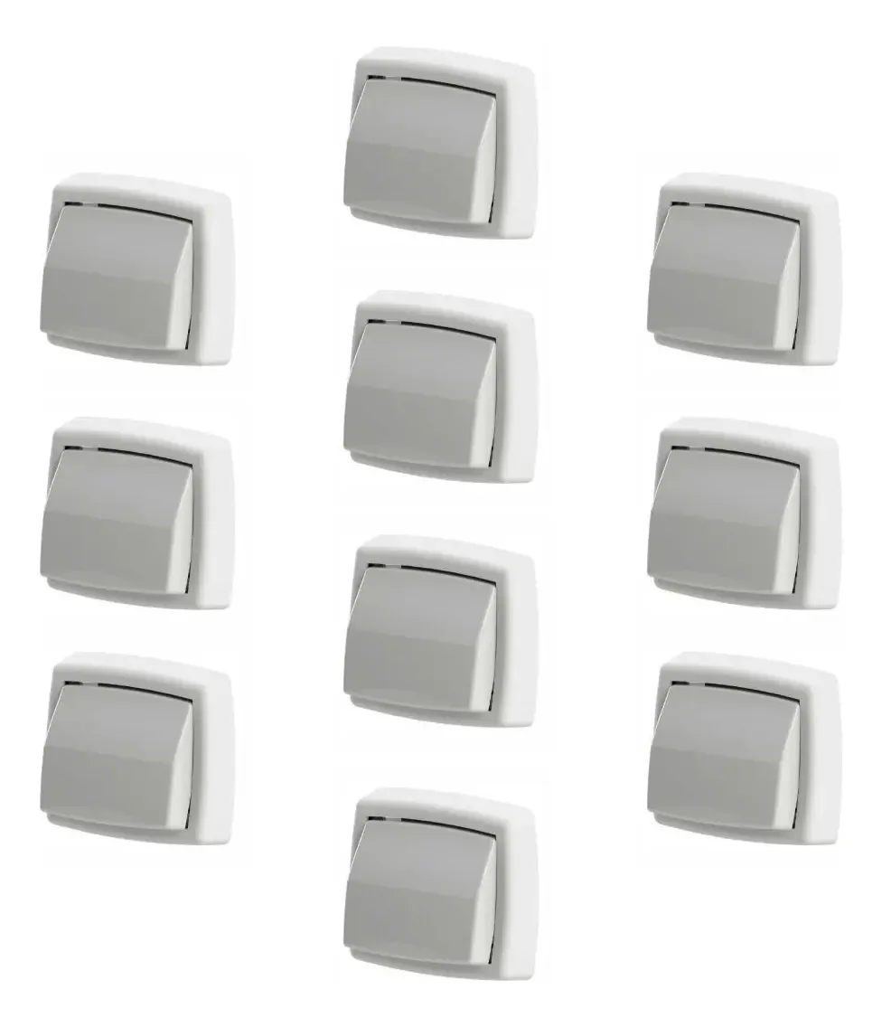 Kit 10 Acabamentos Válvula Descarga Branco Para Deca/docol