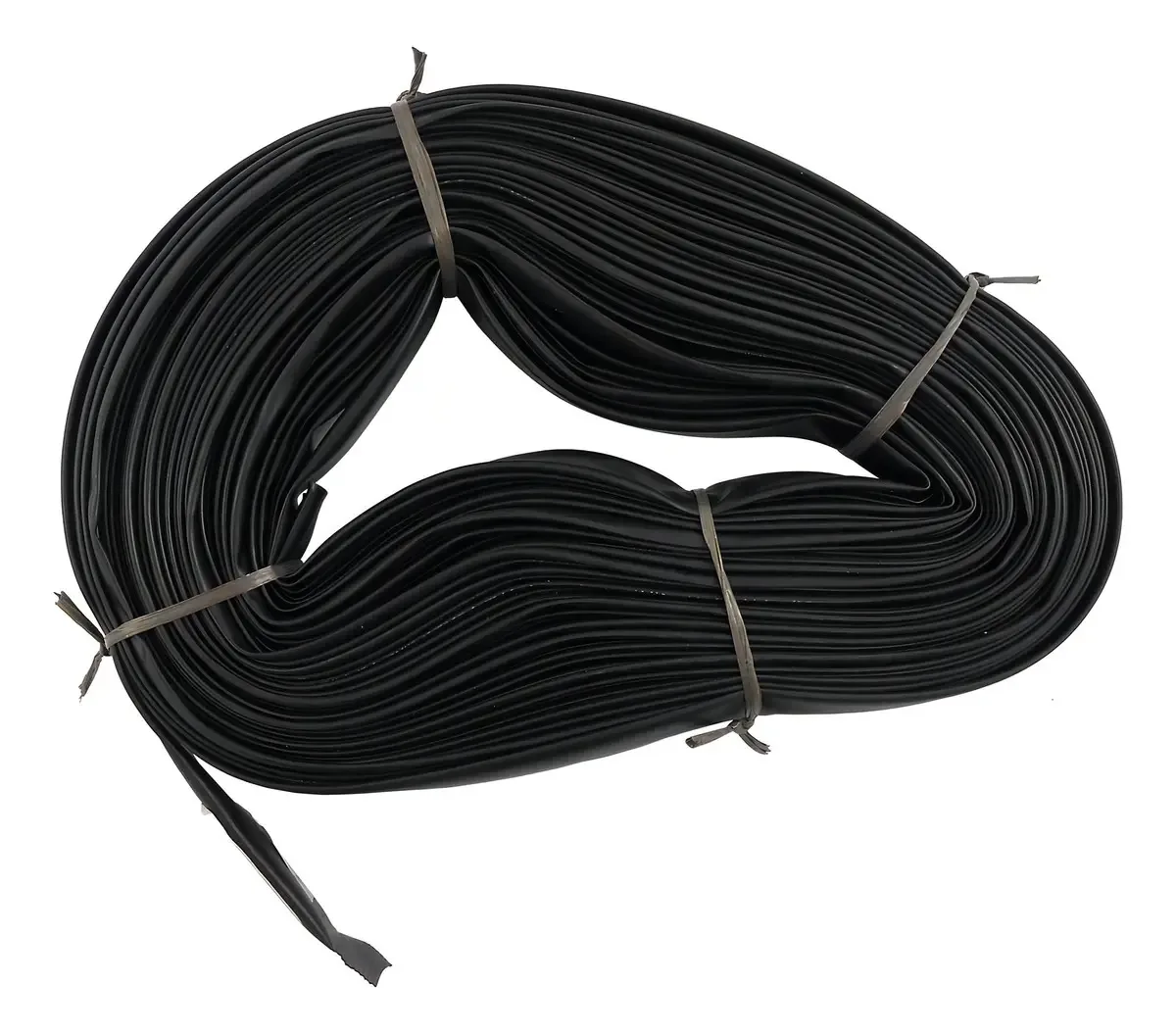 Espaguete Liso 19mm / 50m Preto - Cód.1048