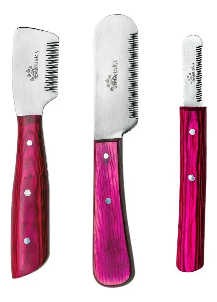 Kit Facas Stripping Tchuska - Kit Com 3 Facas