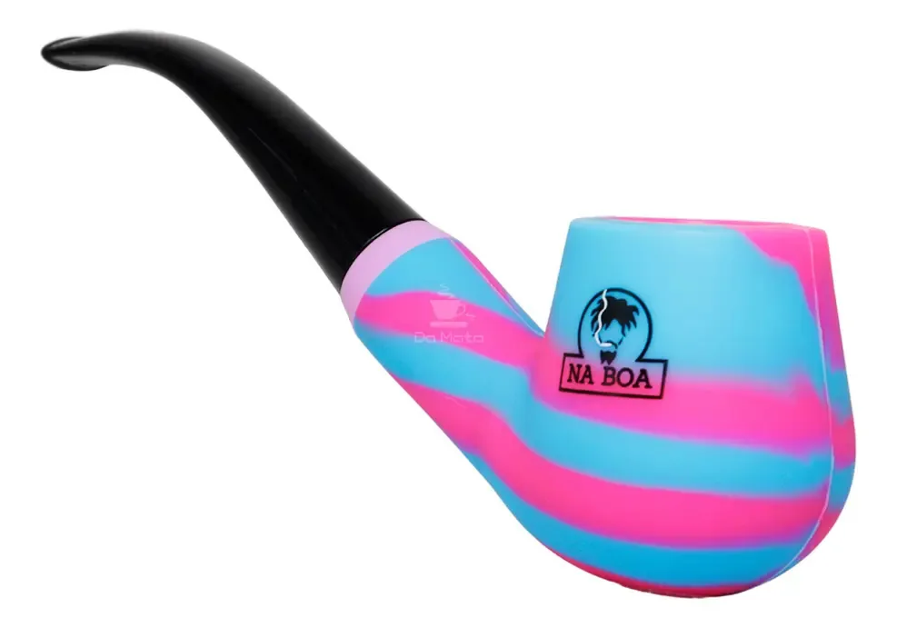 Cachimbo De Silicone Na Boa Cor Rosa