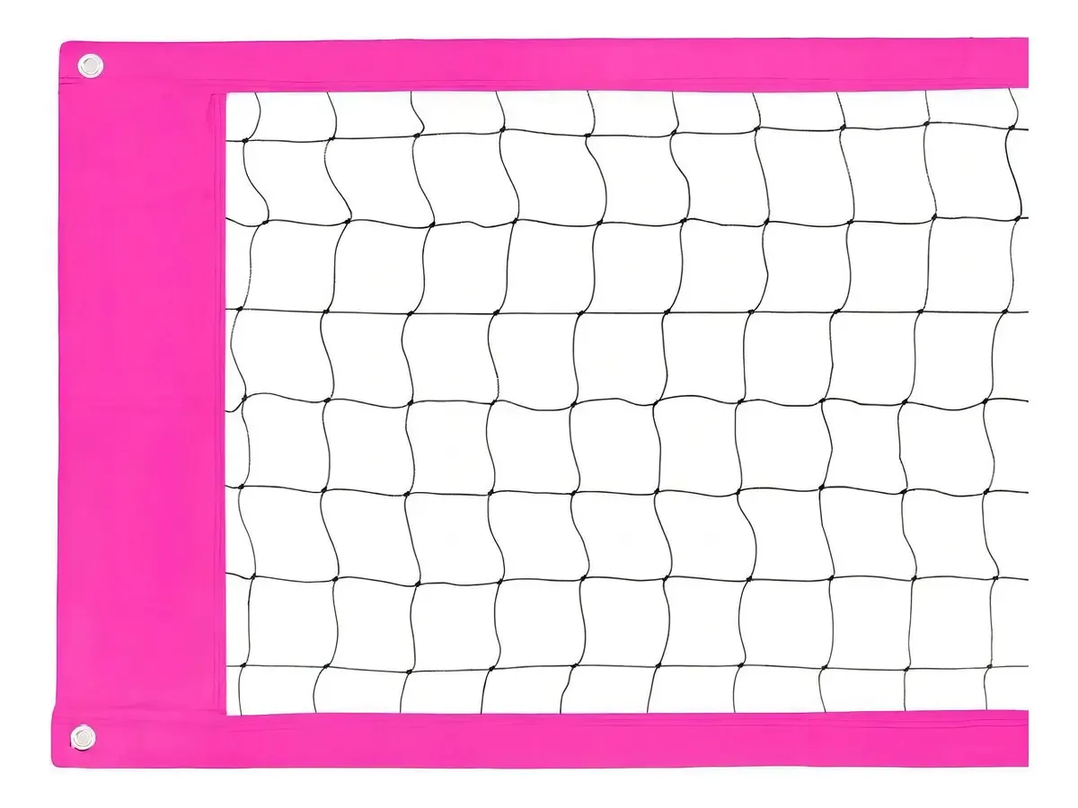 Rede Profissional Vôlei Oficial-4 Faixas 9,5x1 Pink