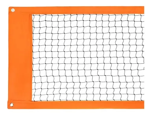Rede Beach Tennis 4 Faixas 8,20x1,00- Laranja