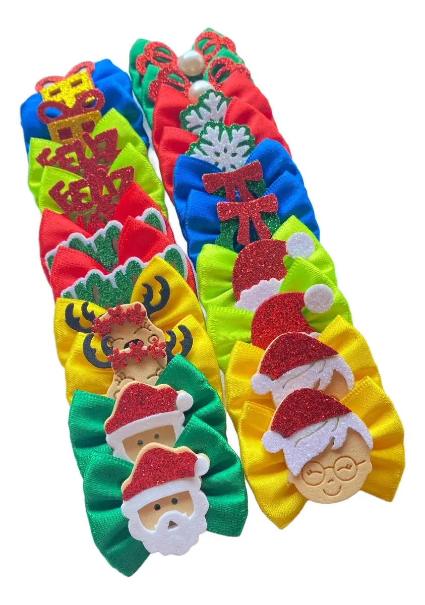 Laços Pet Natal 1087 - Tamanho M - 20 Unidades