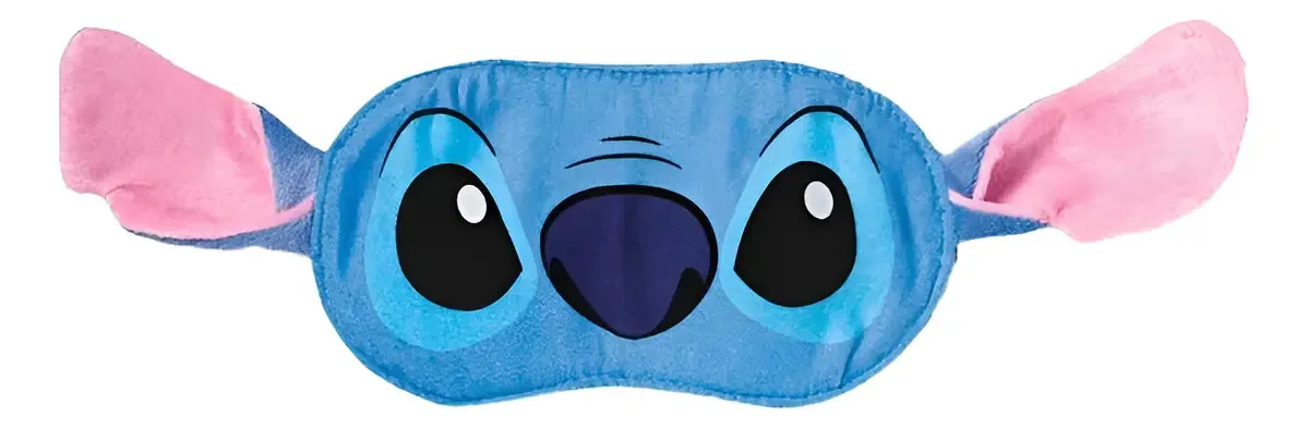 Disney Stitch - Máscara De Dormir Com Orelha 3d Cor Azul