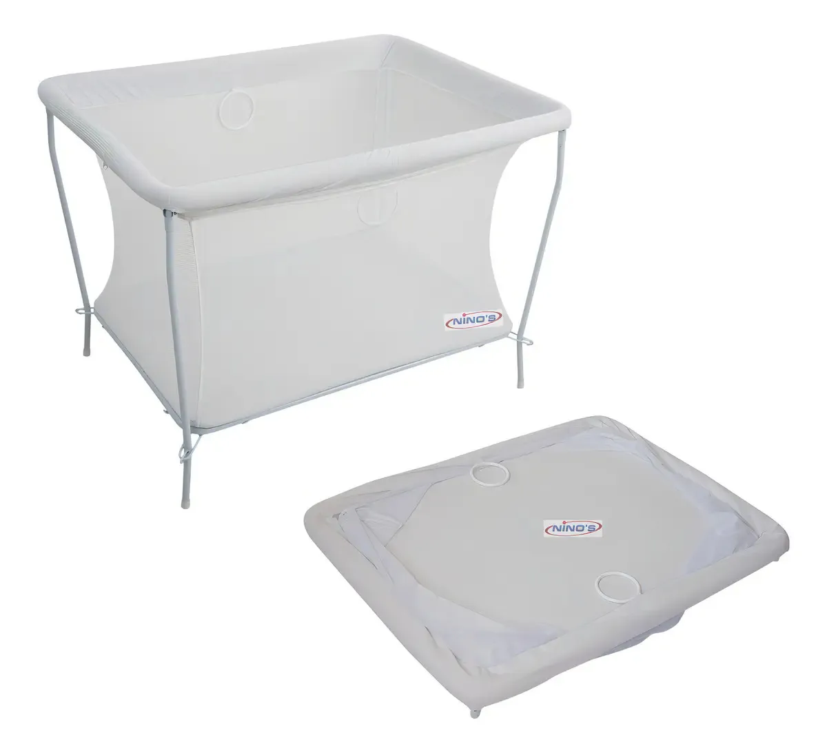 Cercado Chiqueirinho - Desmontável E Portátil Cor Branco Ninos