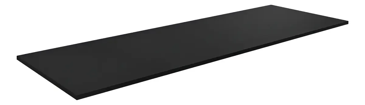 Tampo Para Balcão De Cozinha 150cm Mdp Preto - Ajl Móveis