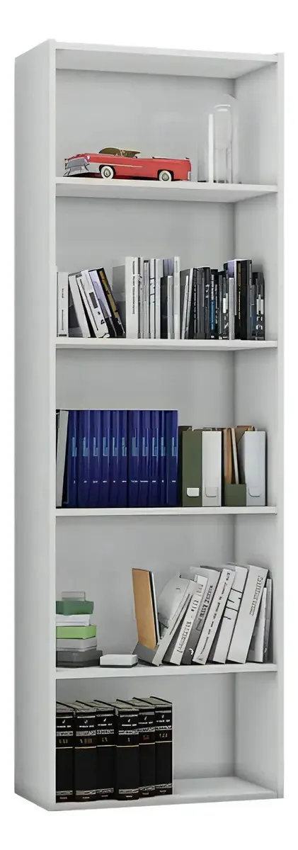 Estante Para Livros Livreiro Luiza Com 4 Prateleiras Branco