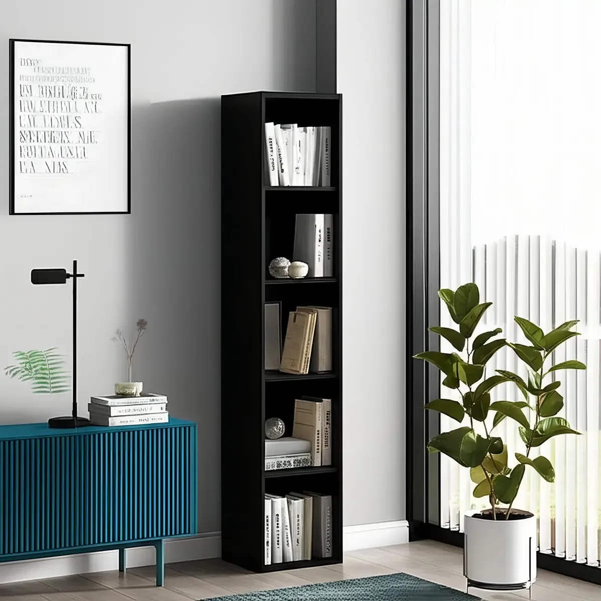 Estante Para Livros Janaina Preto - Ajl