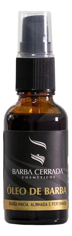 Óleo De Barba Barba Cerrada 30ml - Linha Barba Fragrância Invictus