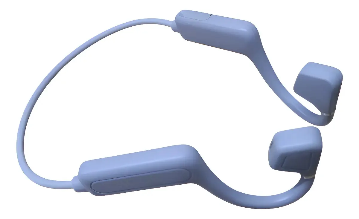 Fone De Ouvido Bluetooth Condução Óssea Com Microfone Cinza