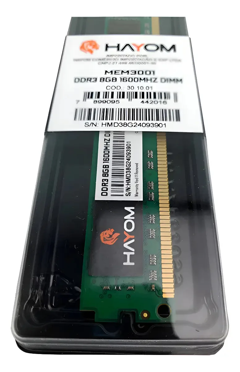 Memoria Ram 8gb - Ddr3 - 1600mhz - Mem3001