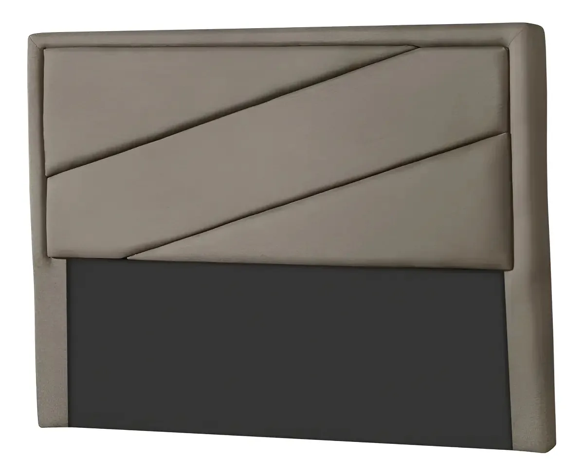 Cabeceira Estofada Queen Oxford Bege-probel
