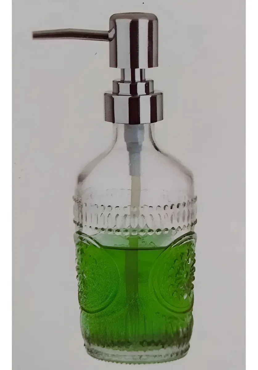 Dispensador Sabonete Líquido Vidro 370ml Unicasa Incolor