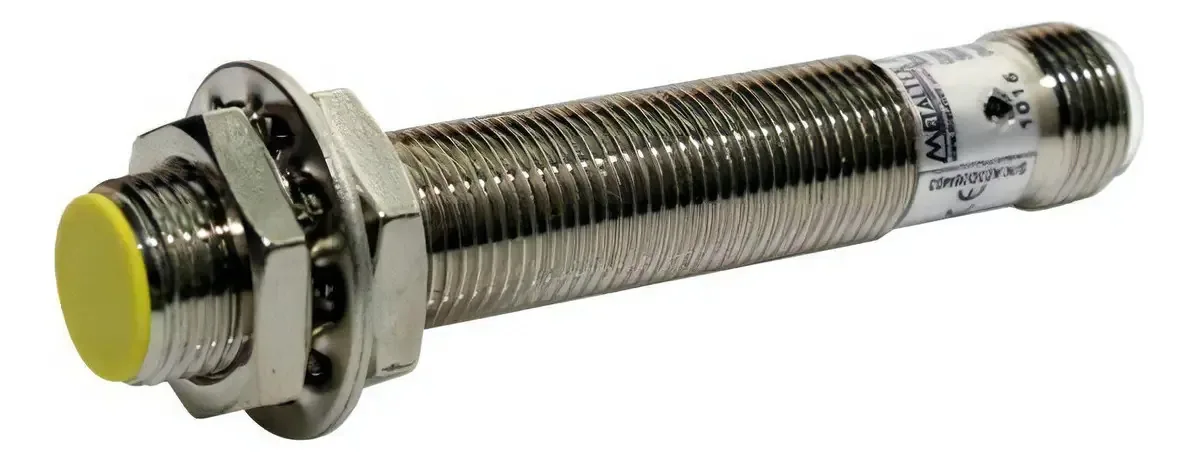 Sensor Indutivo PNP Faceado M8 1mm 10-30Vcc Metaltex