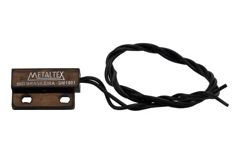 Sensor Magnetico Na Preto Sm1001 Metaltex