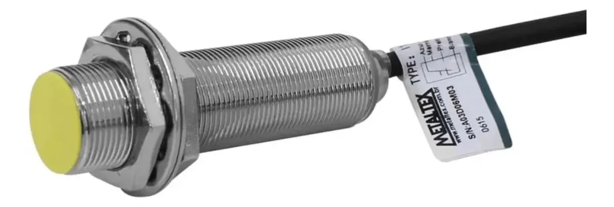 Sensor Indutivo M12 2mm 10-30vcc 1na+1nf Npn - Metaltex