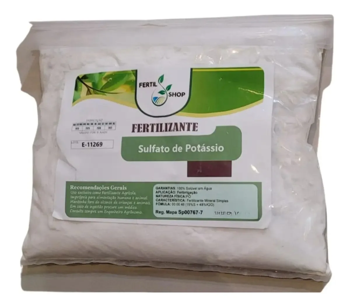 Fertilizante Sulfato De Potássio - 15kg