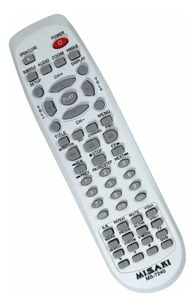 Controle Remoto P/ Semp Toshiba Dvd 3150-7050 Ms-7240 Misaki