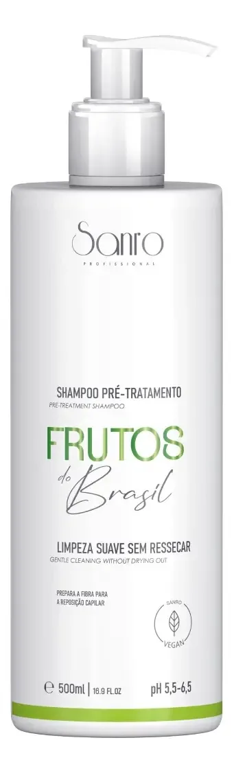 Shampoo Pré-tratamento Frutos Do Brasil 500ml - Sanro Cosméticos