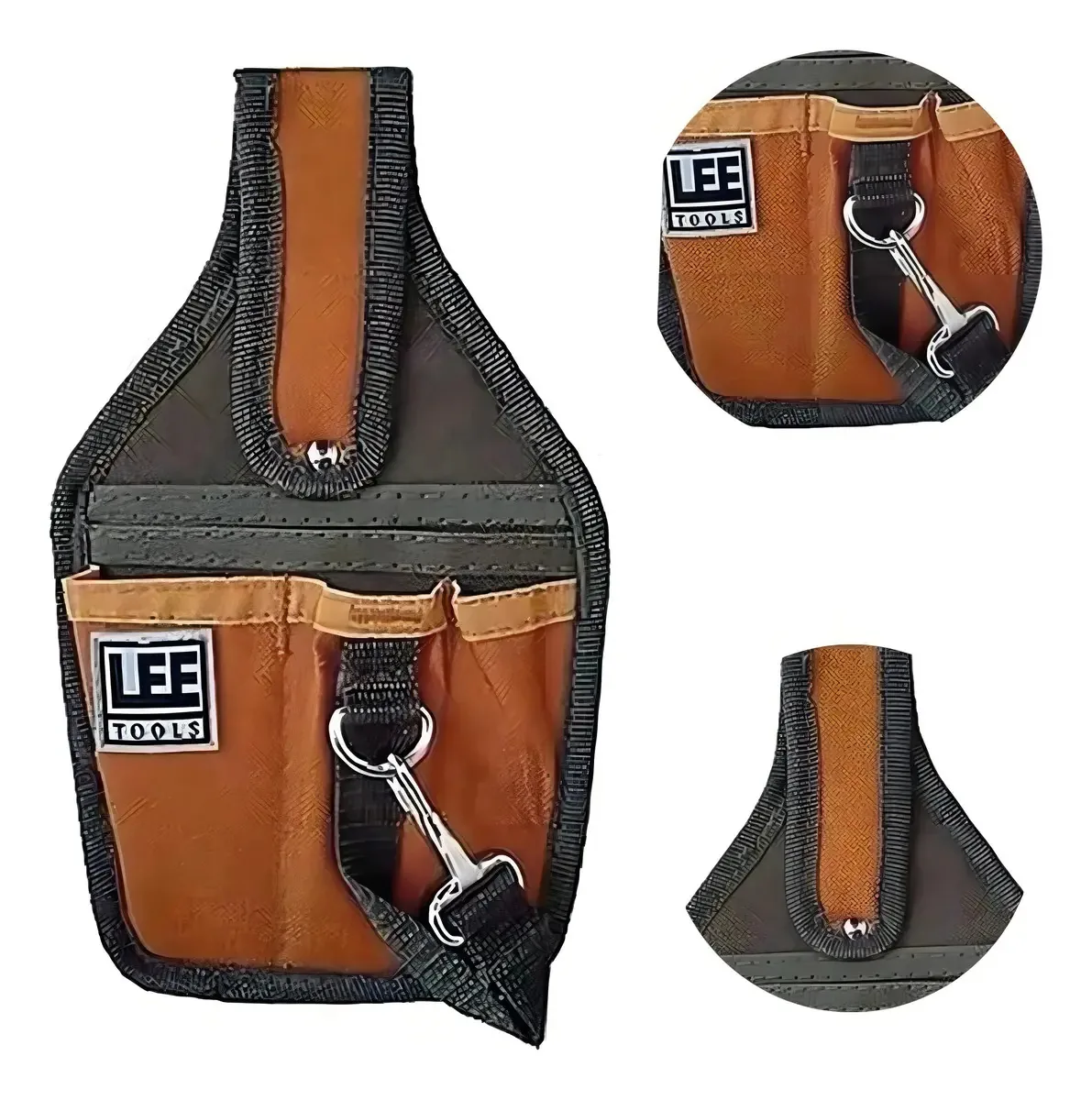 Pochete Porta-Ferramentas Lee Tools 689632 Lona 2 Compartimentos