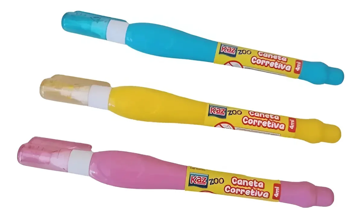 Caneta Corretiva Kaz 4 Ml - Embalagem Blister