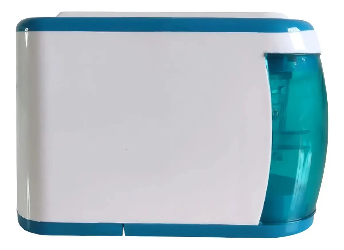 Apontador De Mesa Elétrico Pilha Automático Escolar Cor Azul
