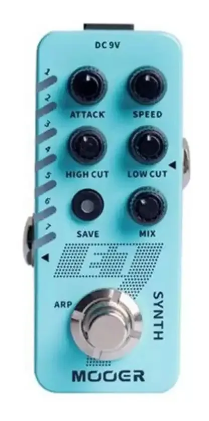 Pedal Sintetizador Polifônico E7 Mooer M702