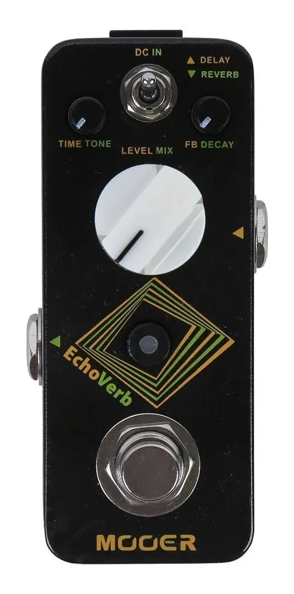 Pedal de efeito Mooer Micro Echoverb preto