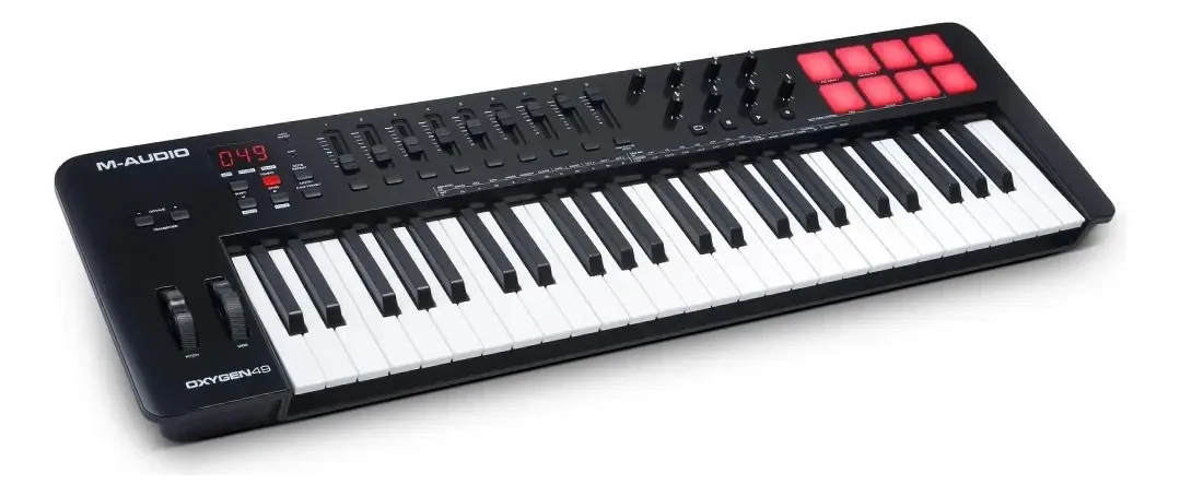 Teclado Controlador M-Audio Oxygen 49 MKV 49 Teclas USB MIDI DAW