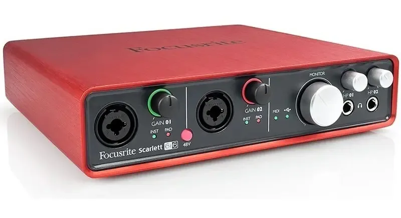 Interface De Audio Usb Focusrite Scarlett 6i6 Profissional